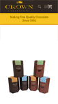 Mobile Screenshot of crownchocolate.com